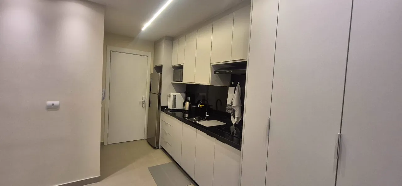 Furnished studio with 1 bedroom and balcony, no parking — photo 2