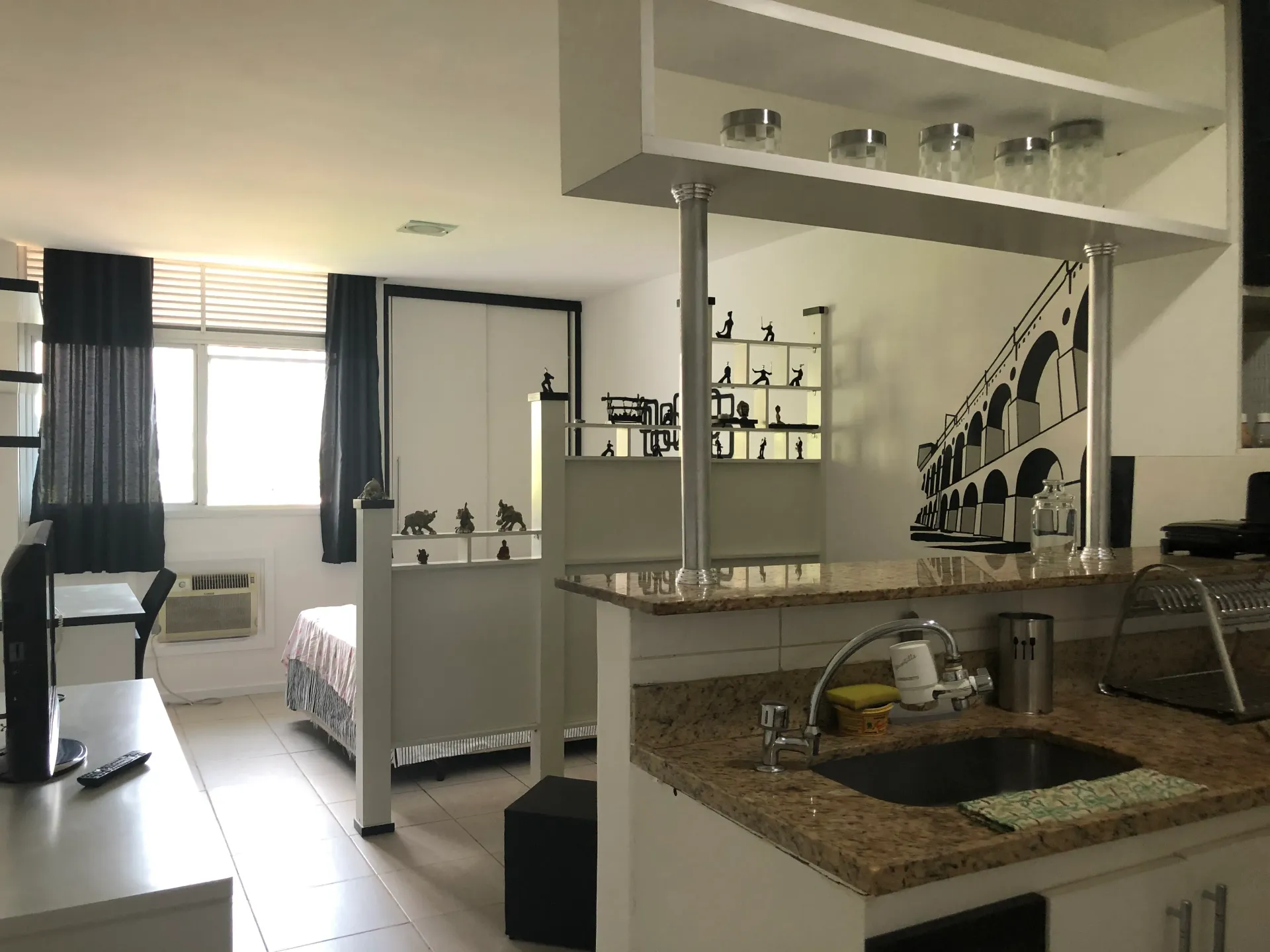 Apartamento mobiliado de 1 quarto em condomínio com sauna — photo 5