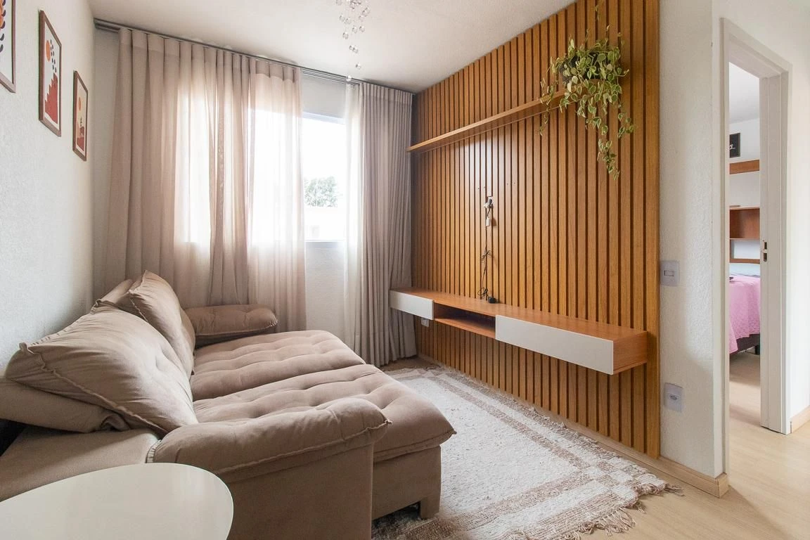2-bedroom apartment with a home office in Curitiba