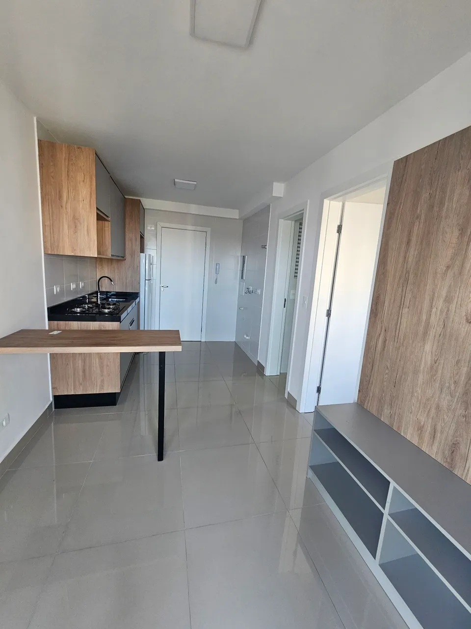 One-bedroom apartment with a washing machine in Curitiba