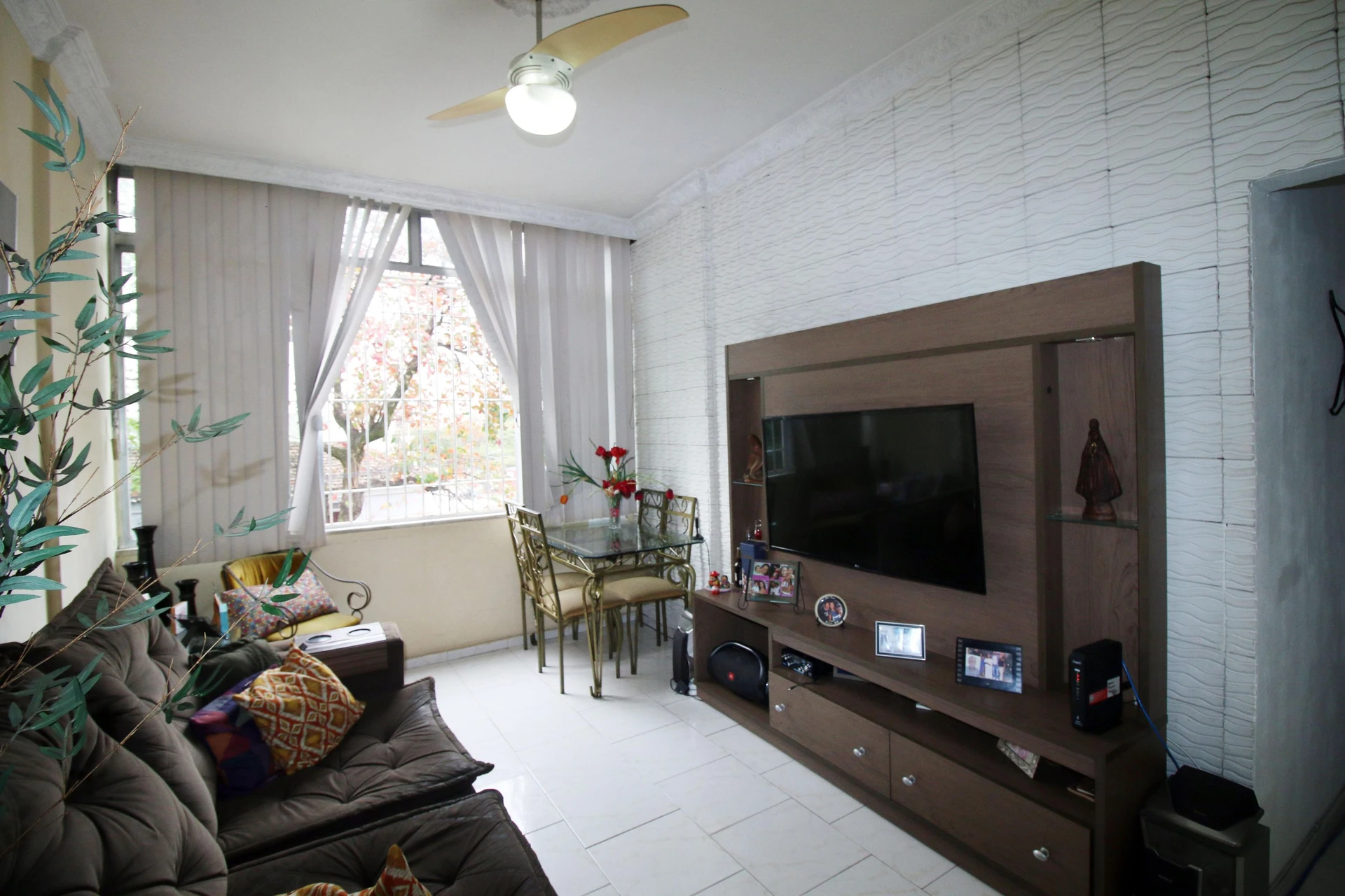 Departamento amueblado, 74 m², con lavadora