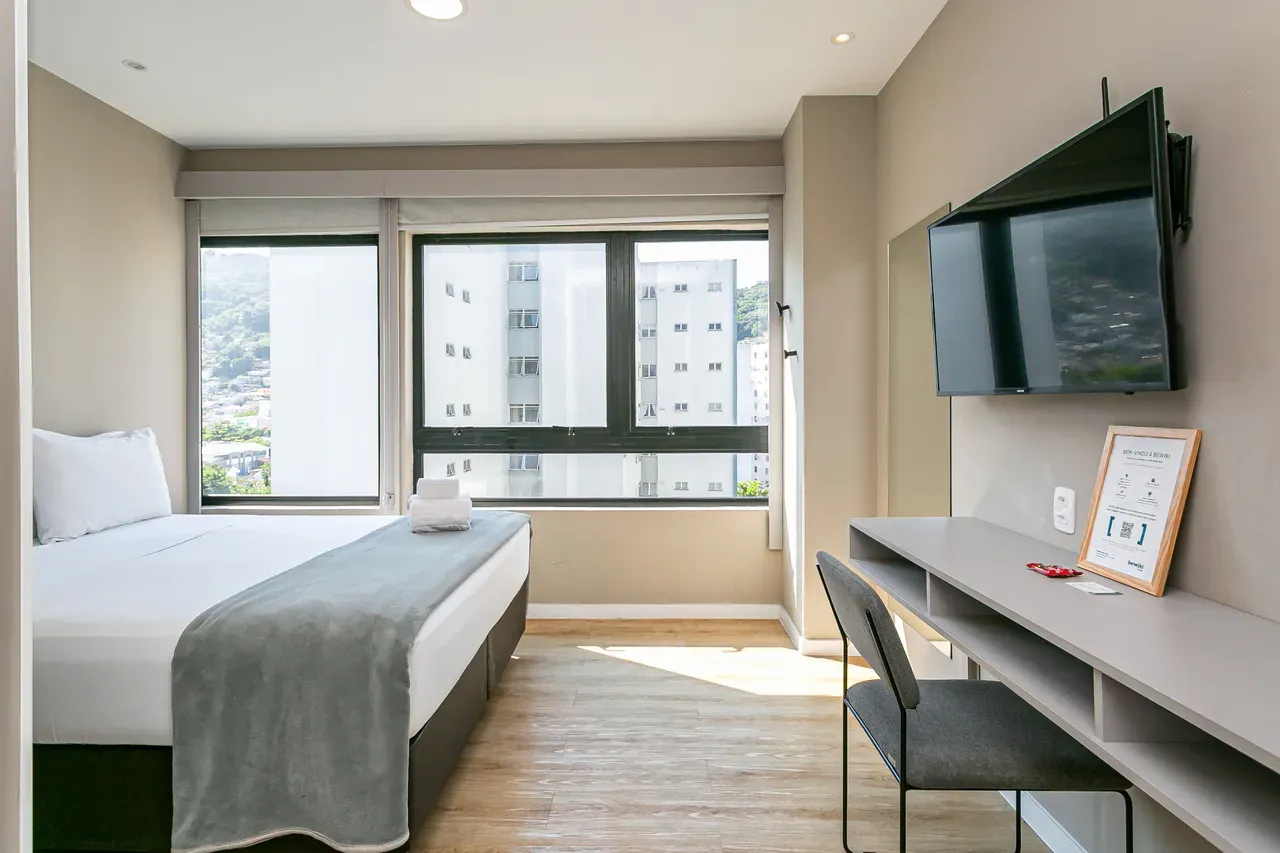 Apartamento mobiliado de 20 m² com 1 dormitório e jardim — photo 9