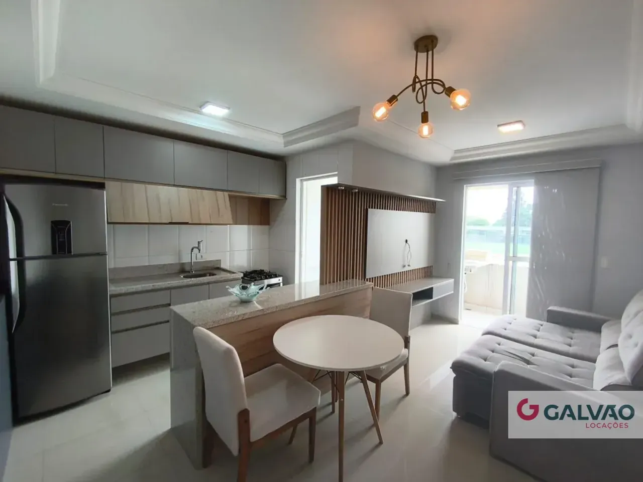 2-bedroom apartment with 94.69 m² and open-plan kitchen