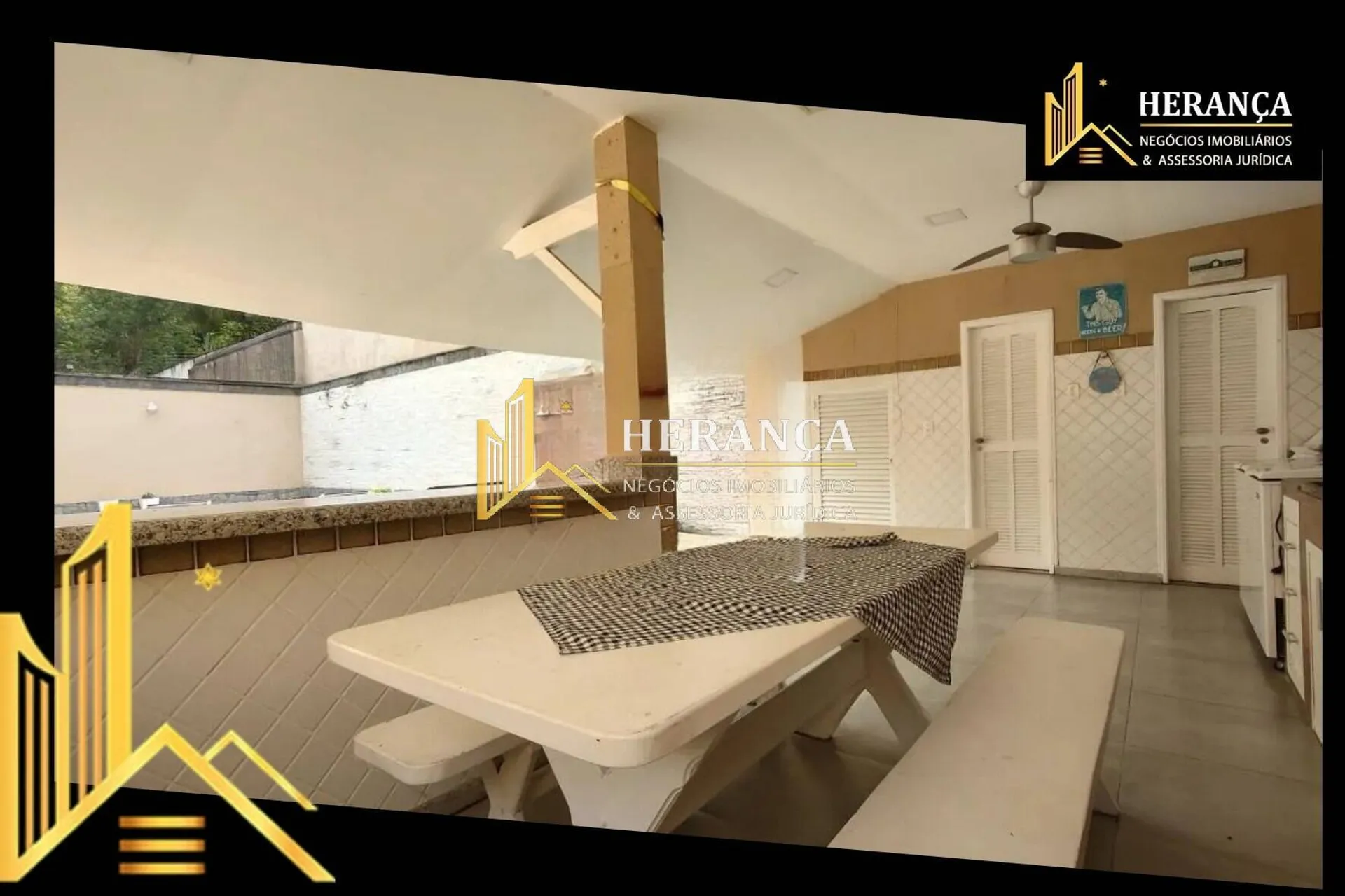Furnished linear house with 3 bedrooms and enclosed kitchen — photo 49