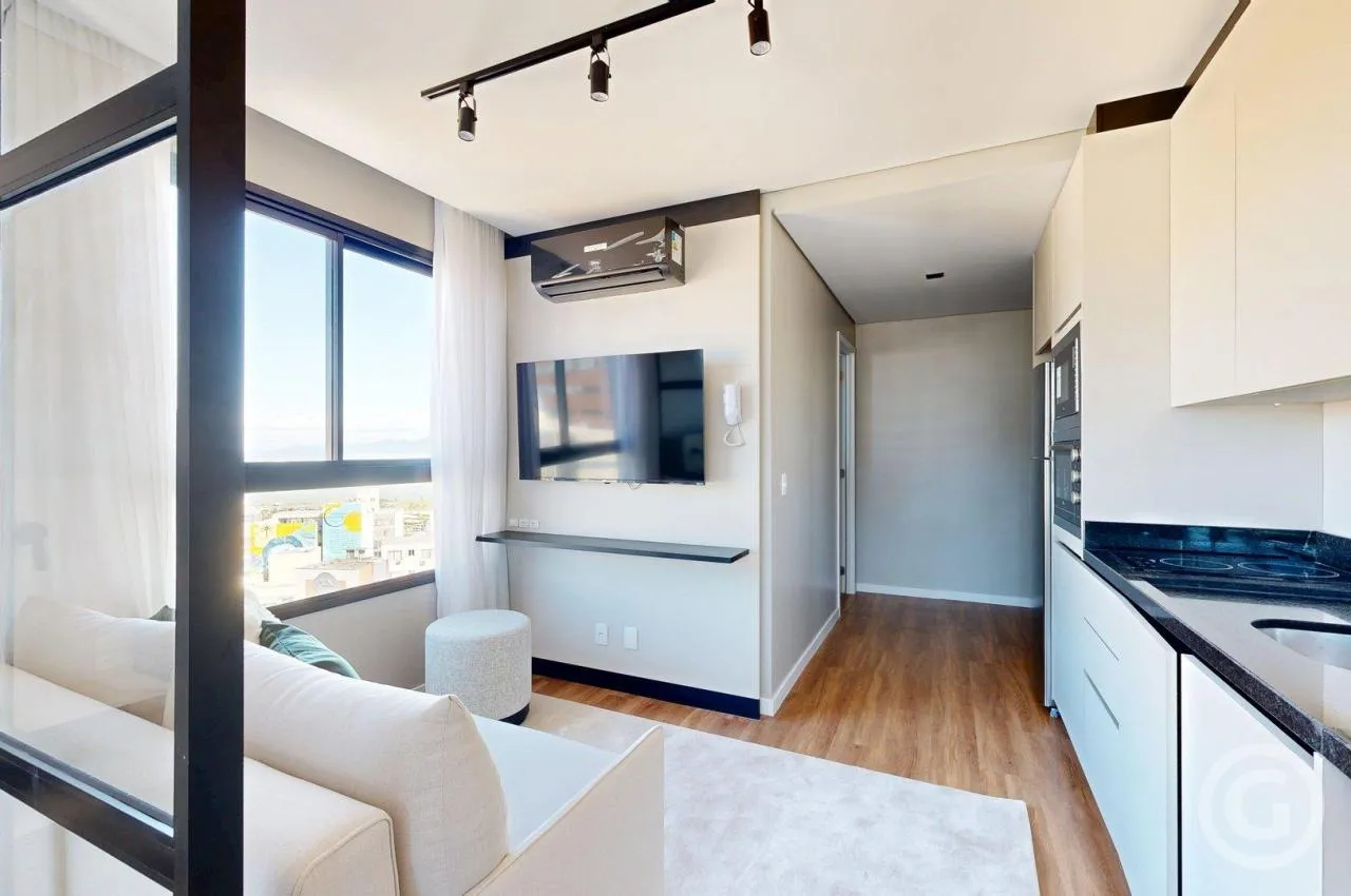 35 m² furnished studio with open-plan kitchen
