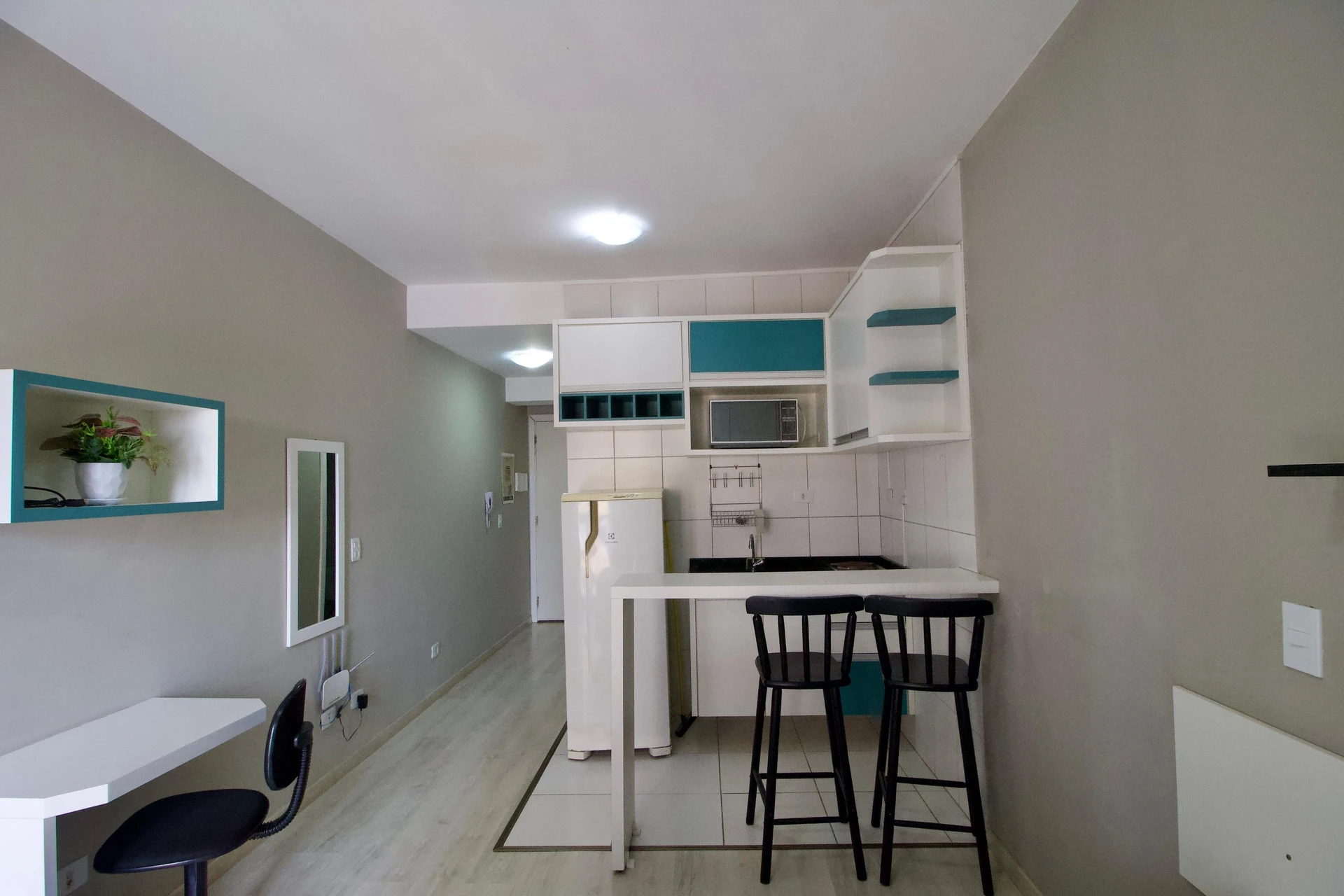 Furnished apartment, 25 m², with a washing machine — photo 4