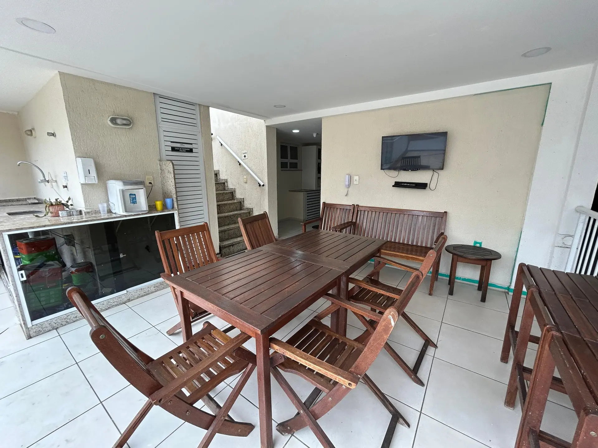 House, 96 m², with a grill on the balcony