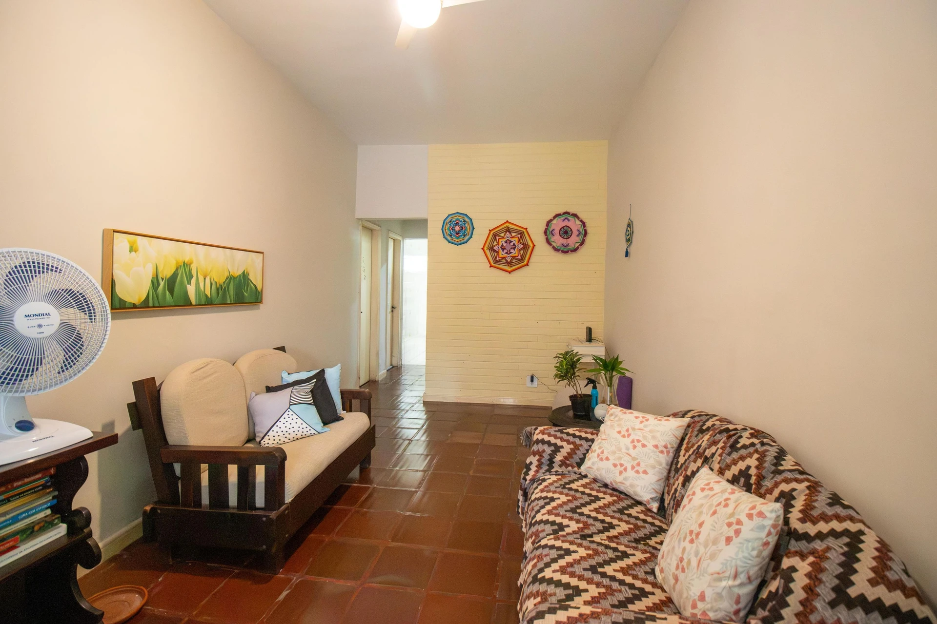 Furnished house with 2 bedrooms and a balcony