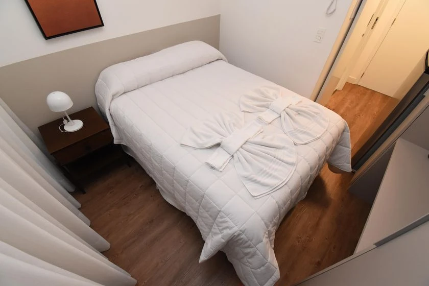 Studio de 1 quarto e 1 banheiro com varanda — photo 12