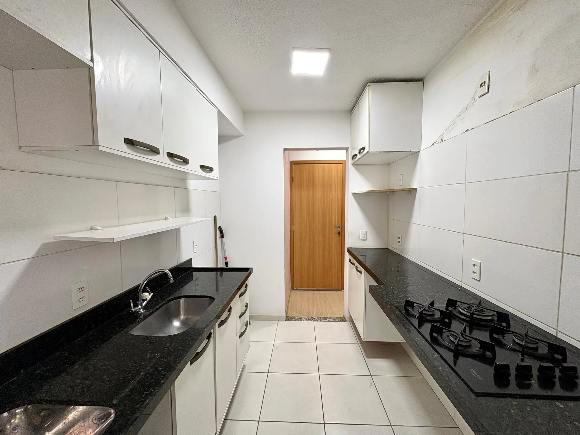 2 quartos e espaço de home office: apartamento de 46 m²