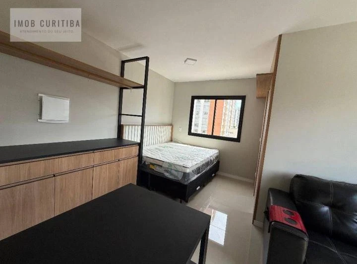 Furnished 40 m² studio with open-plan kitchen and balcony — photo 4