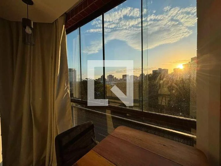 Home office in a one-bedroom apartment, 40 m²