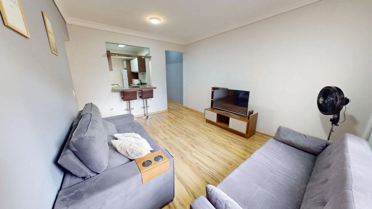91 m² apartment with a home office and a washing machine — photo 19