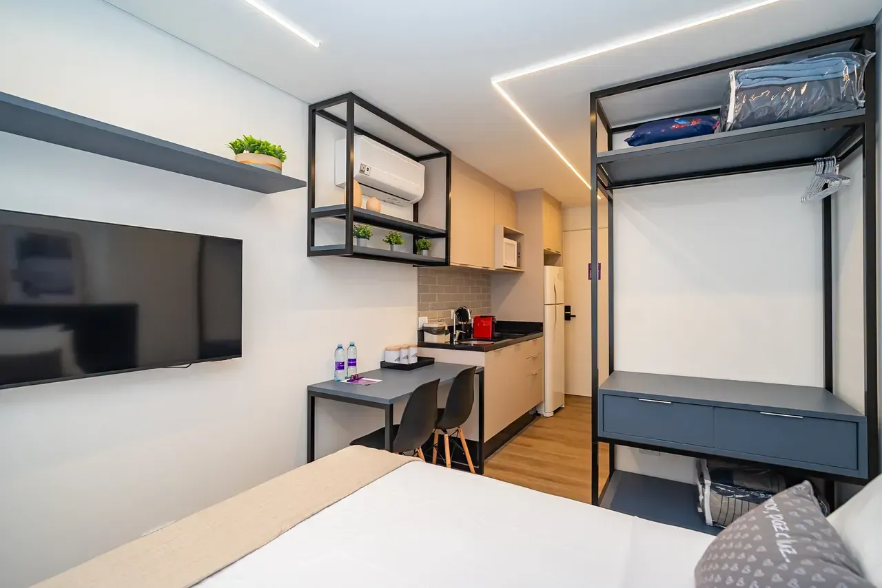 Apartamento amueblado de 1 dormitorio con escritorio — photo 6