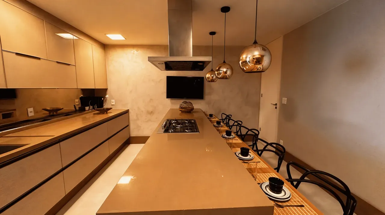 4-bedroom apartment with 5 bathrooms and open-plan kitchen — photo 42