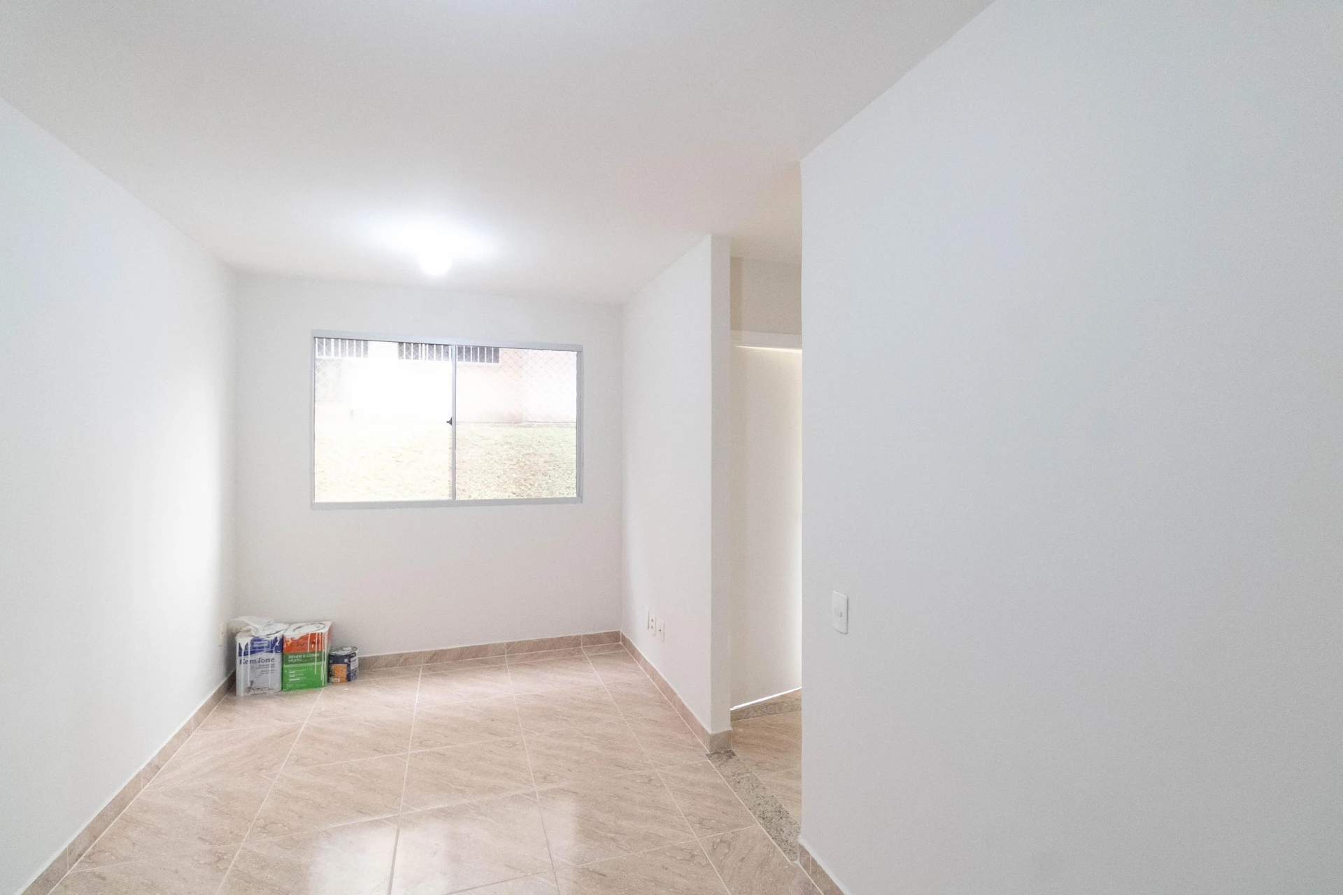 Apartment, 45 m², with a grill on the balcony