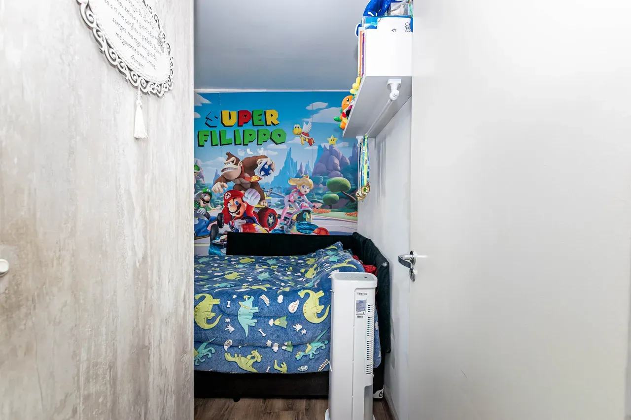 2-bedroom apartment with a washing machine in Curitiba — photo 10