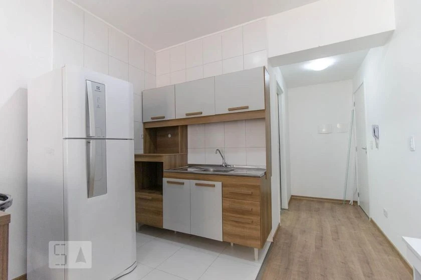 Kitnet mobiliada com varanda e cozinha americana — photo 3