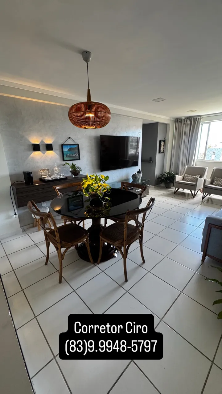 Apartamento mobiliado de 150 m² com 4 quartos