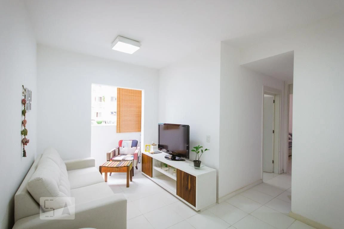 Apartamento mobiliado com 1 quarto, 1 banheiro e 1 vaga