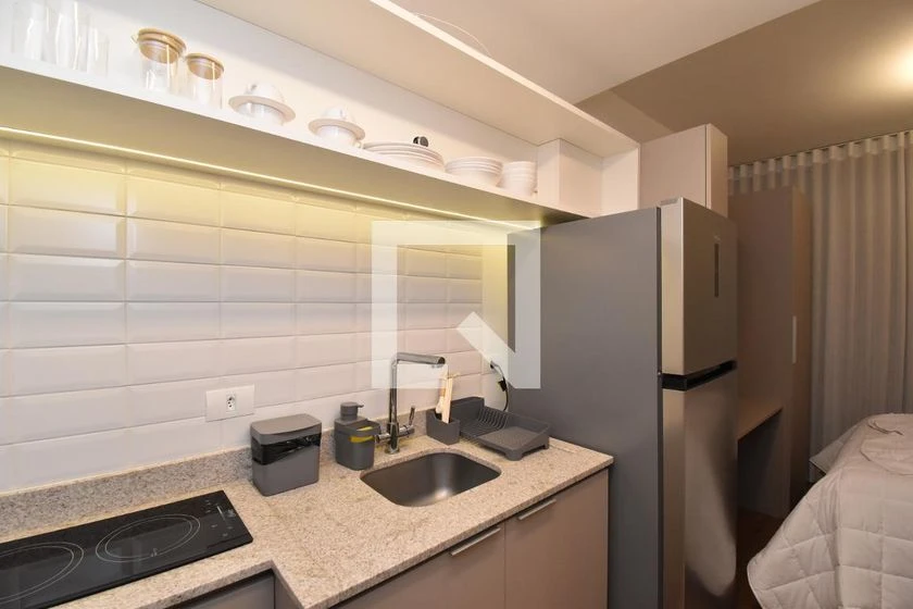 Studio de 1 quarto e 1 banheiro com varanda — photo 13