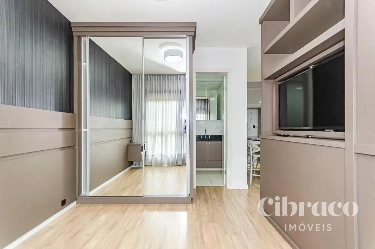 One-bedroom apartment with a washing machine in Curitiba — photo 22