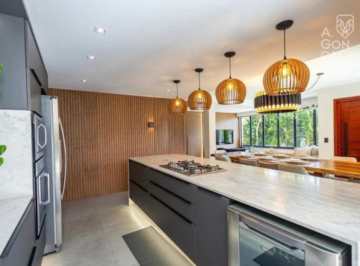 Furnished house with open gas kitchen and 3 parking spaces — photo 2