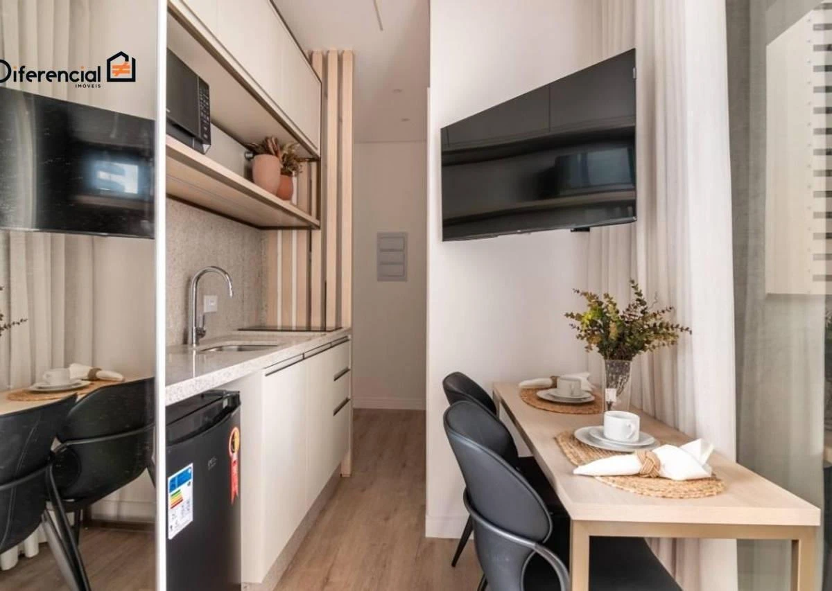 Studio mobiliado de 22 m² com varanda envidraçada — photo 14