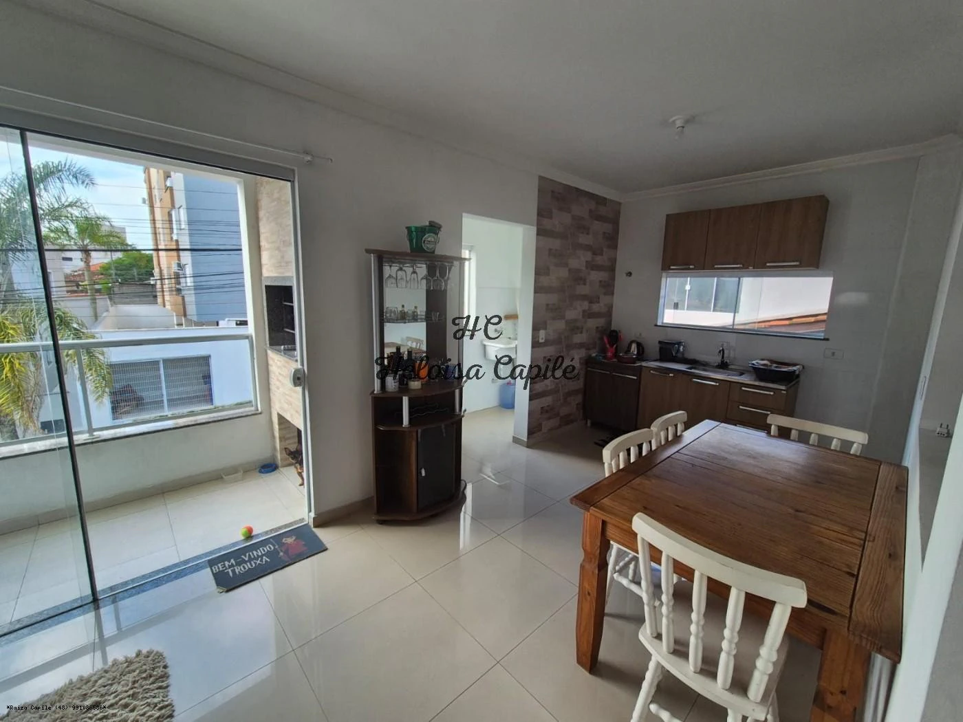 Apartment, 60 m², with a grill on the balcony — photo 13
