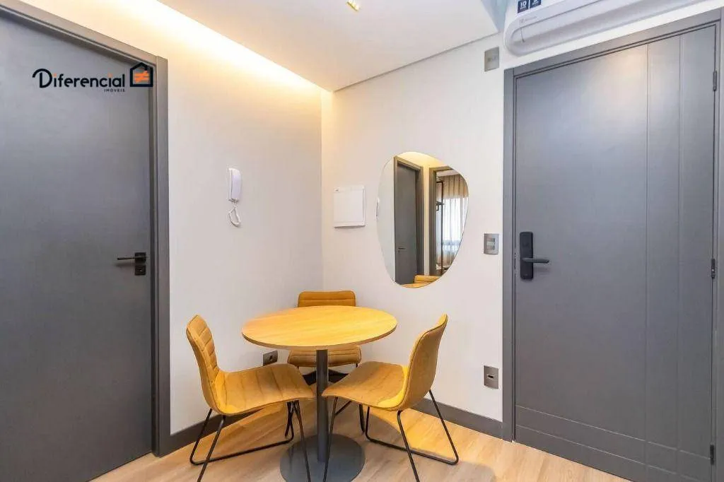 Furnished studio 35 m² with an open-plan kitchen — photo 12