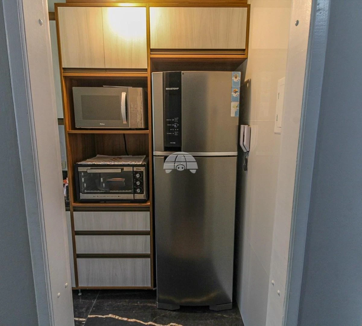 58 m² apartment with a washing machine and a home office — photo 2