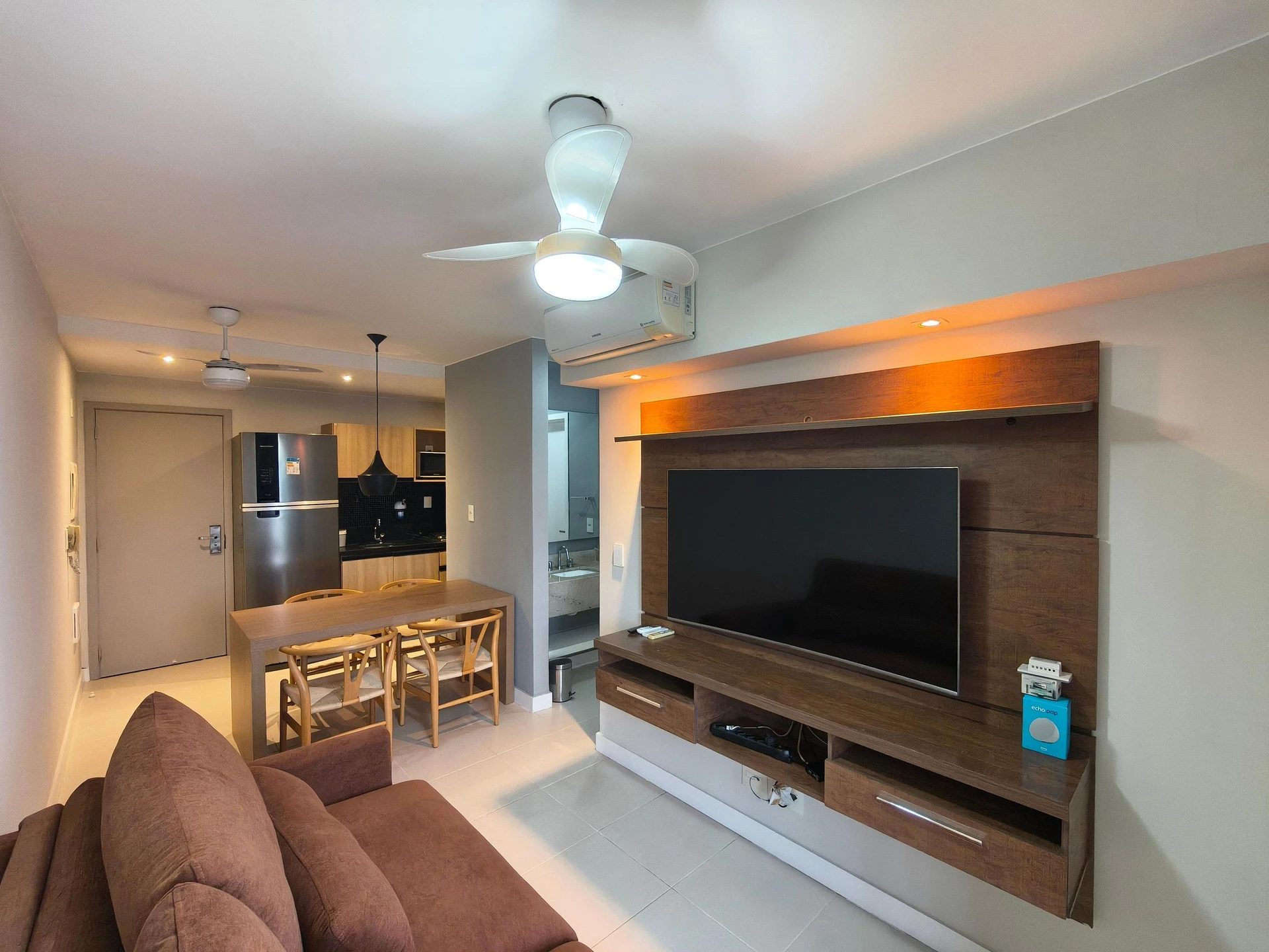Furnished apartment, 36 m², with a washing machine — photo 9