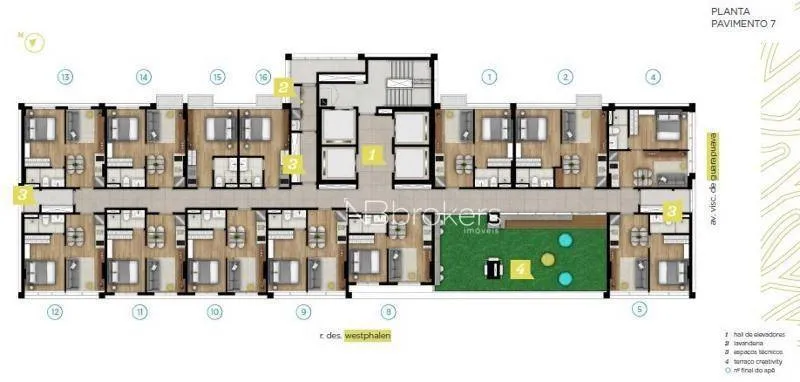 1-bedroom 31 m² apartment, no parking — photo 29