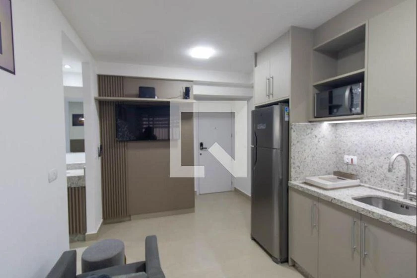 Furnished 1-bedroom apartment with an electric mini-kitchen — photo 2