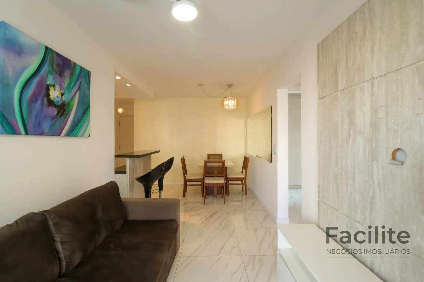 Furnished apartment, 57 m², with a washing machine