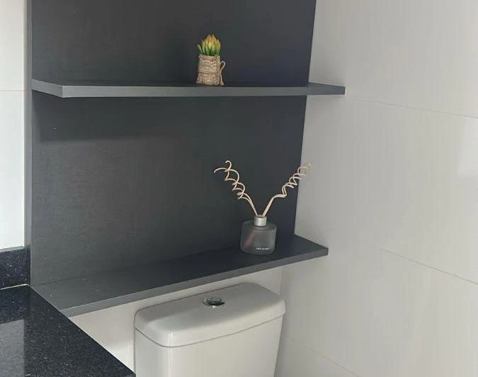 17 m² apartment with 1 bedroom, 1 bathroom, glass shower — photo 7