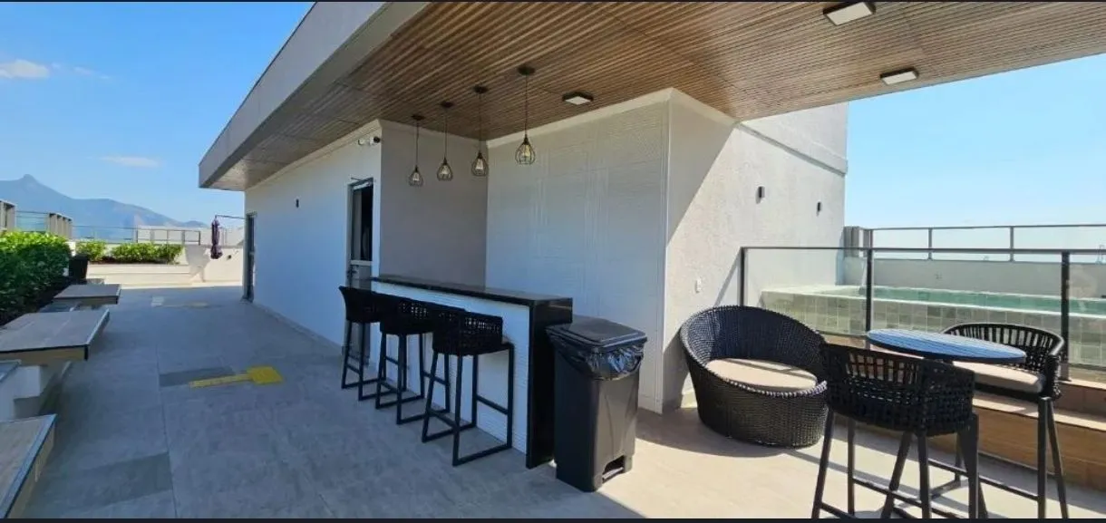 Apartamento mobiliado com 2 quartos e concierge 24h