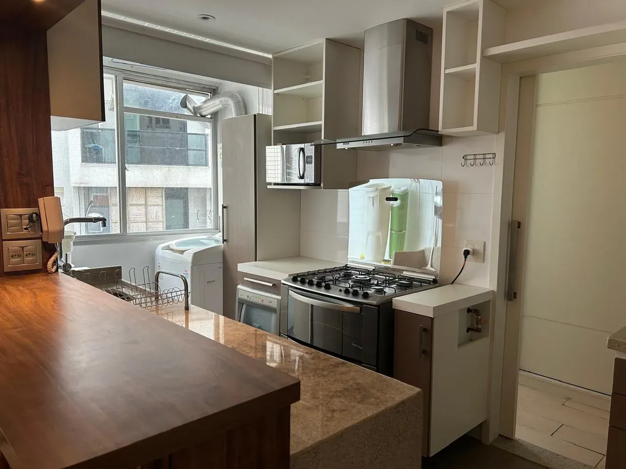 Apartment on the 7th floor with a washing machine — photo 14