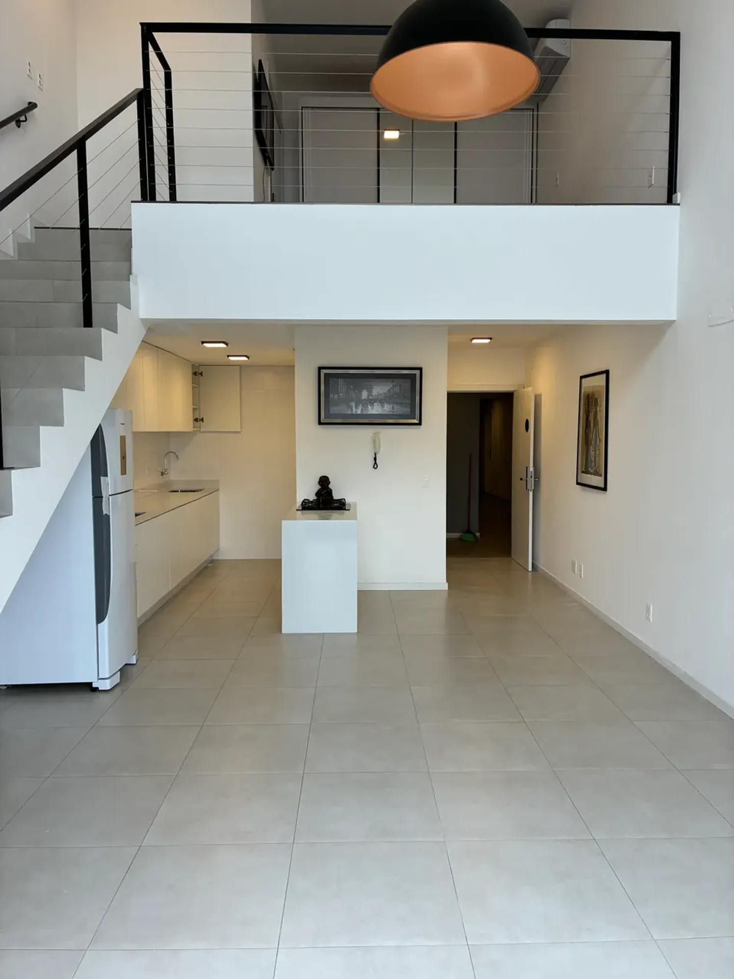 One-bedroom apartment with a mountain view in Florianópolis