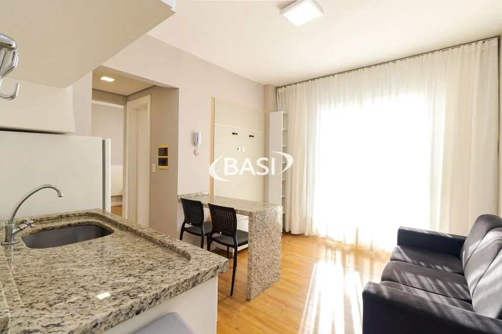 Furnished 1-bedroom apartment with 40 m² and 2 parking spots