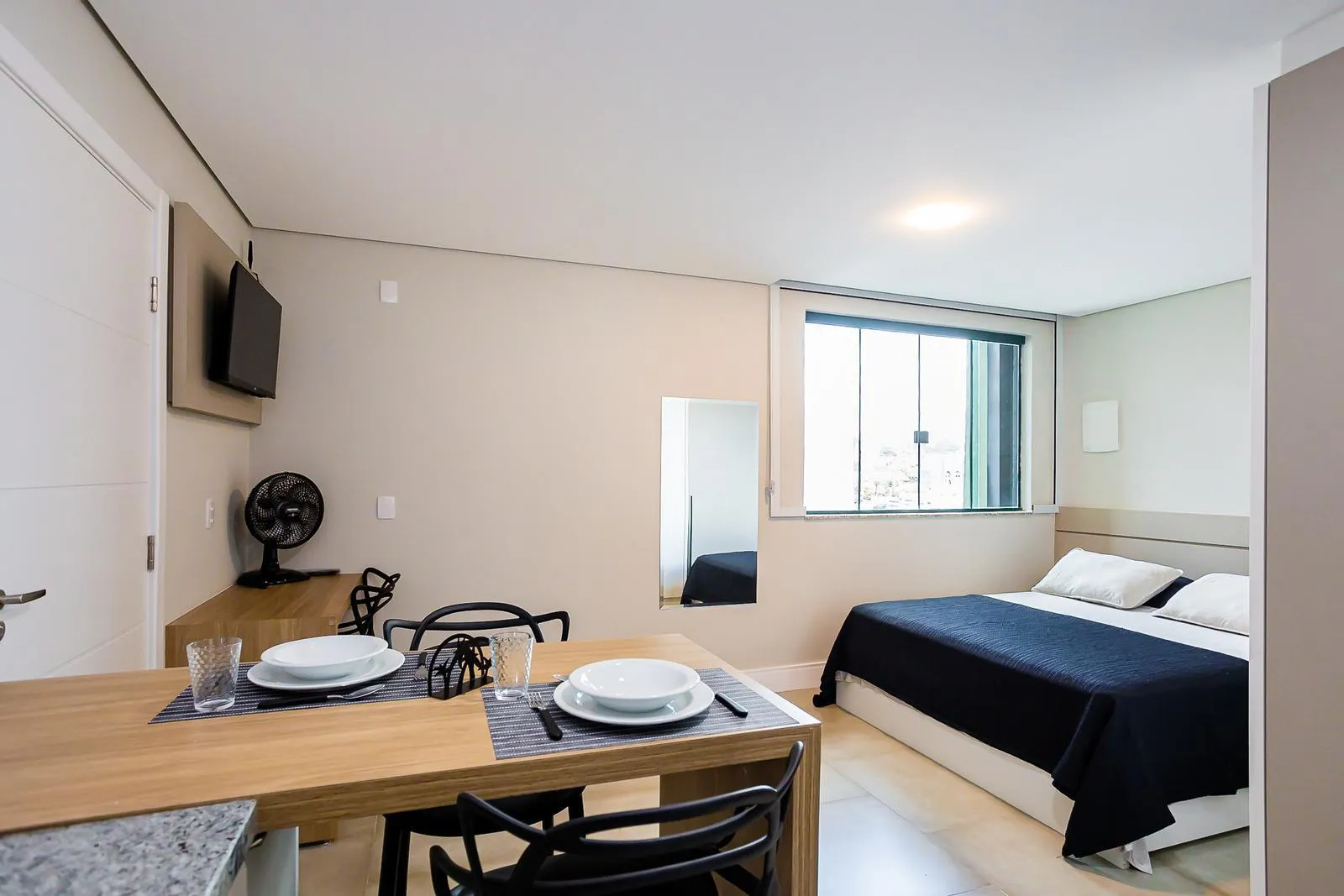 Furnished studio 22 m² with an en-suite bathroom — photo 22