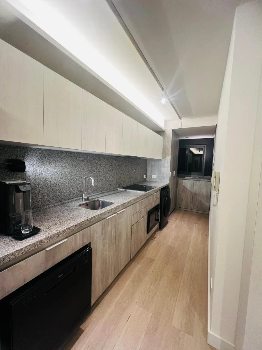 Furnished apartment with open-plan kitchen and 2 parking spaces