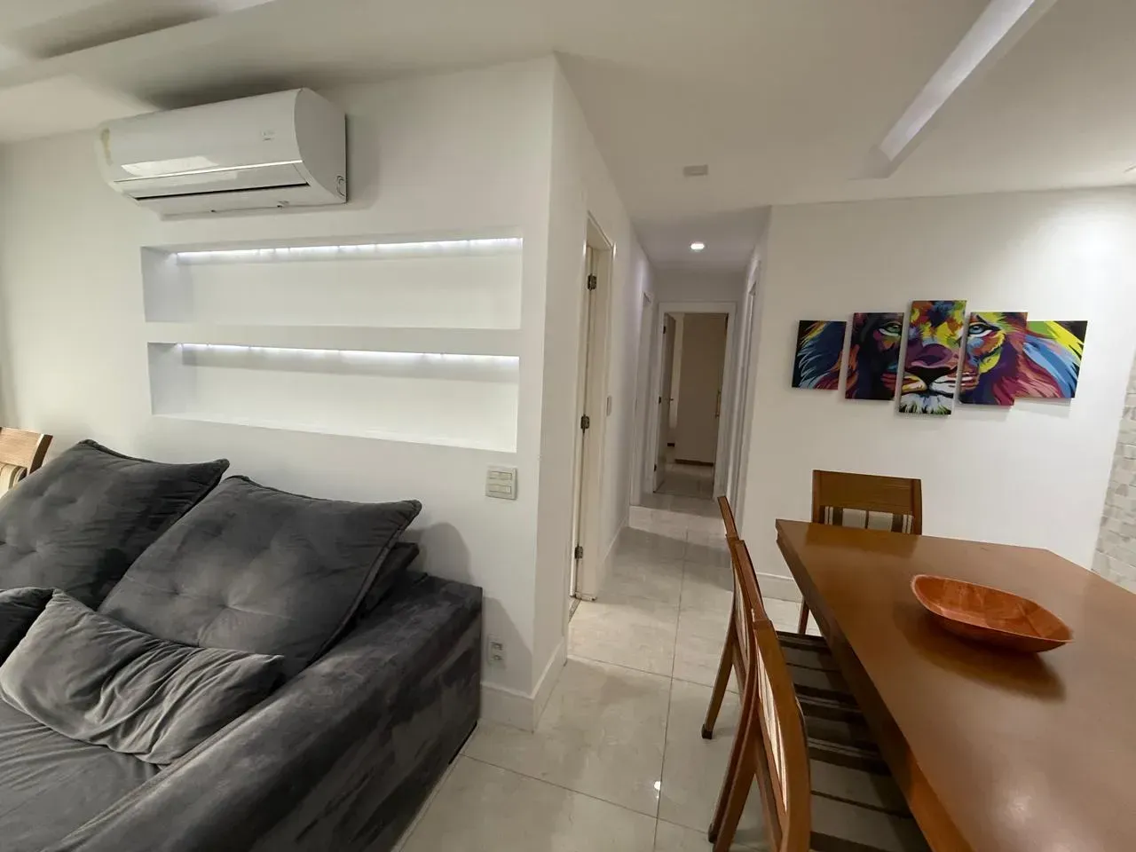 Apartamento mobiliado com 3 quartos e varanda — photo 7