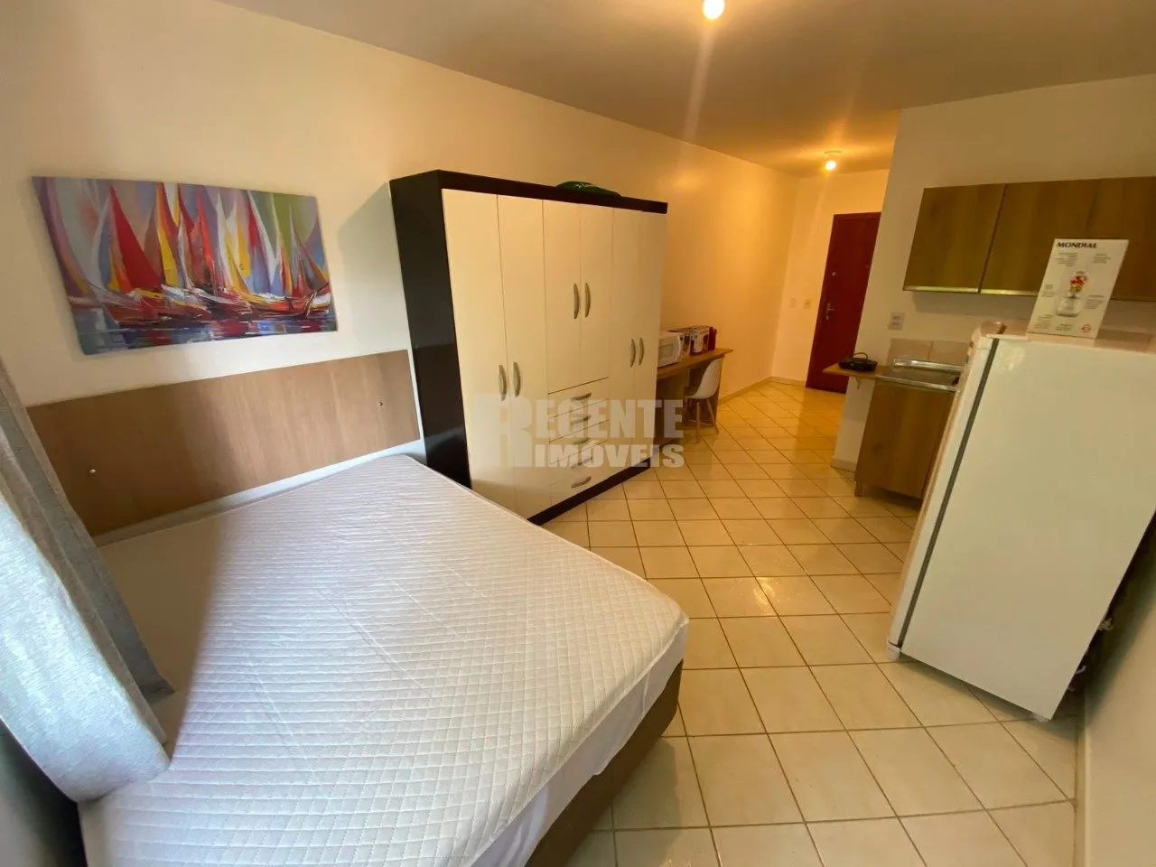 Furnished studio 25 m² with 1 bedroom and 1 bathroom