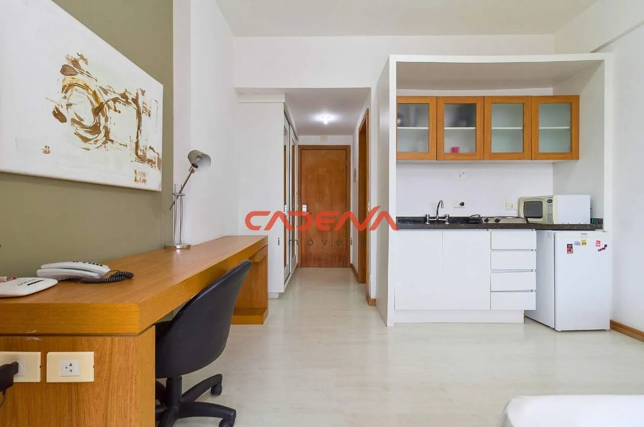 Furnished 29 m² studio with compact kitchen appliances — photo 14