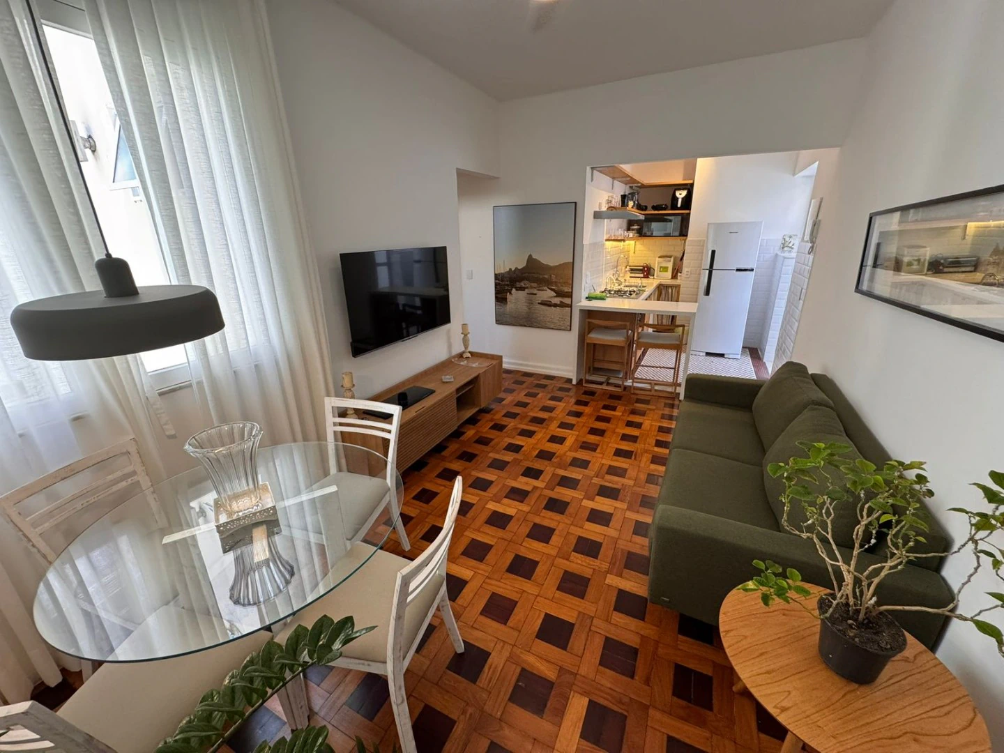 Furnished 70 m² apartment with open gas kitchen — photo 5