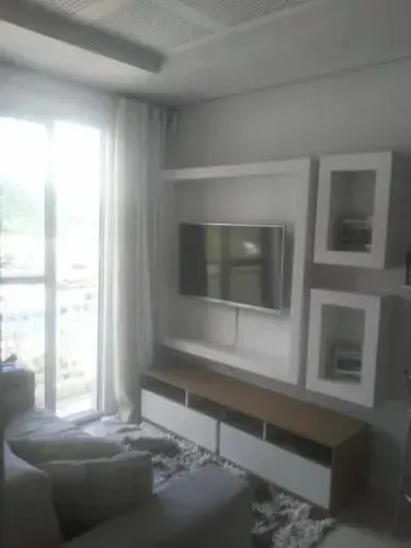 2 quartos e churrasqueira privativa: apartamento de 60 m²