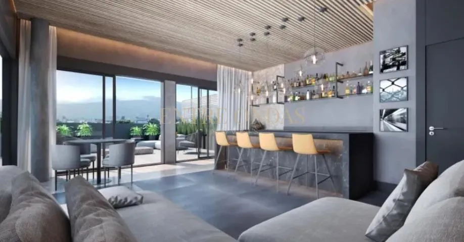 Floor-to-ceiling windows in a one-bedroom apartment, 60 m² — photo 10