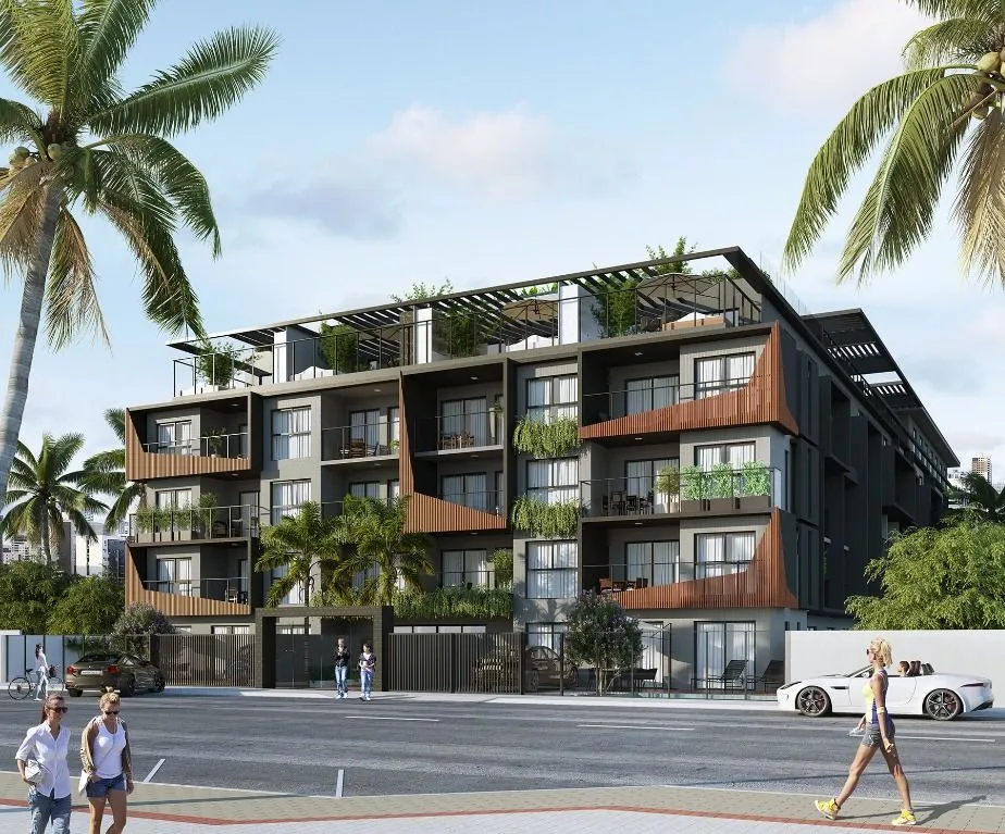 Apartamento mobiliado de 1 quarto com 23 m² e 1 vaga