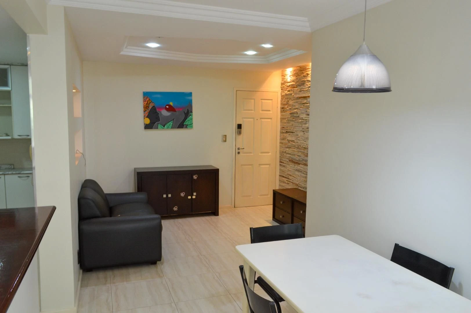2-bedroom apartment with open-plan kitchen and balcony — photo 17